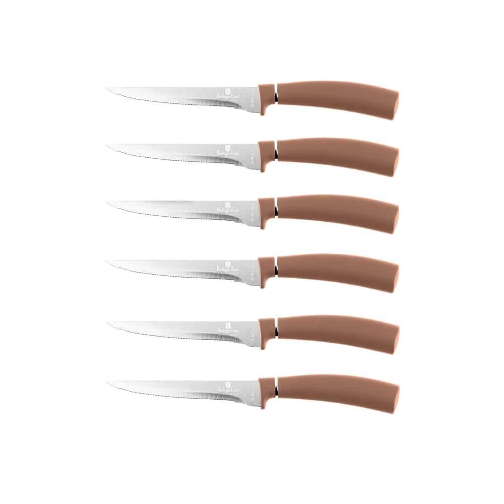 Berlinger Haus 6-Piece Steak Knife Set – Rose-Gold