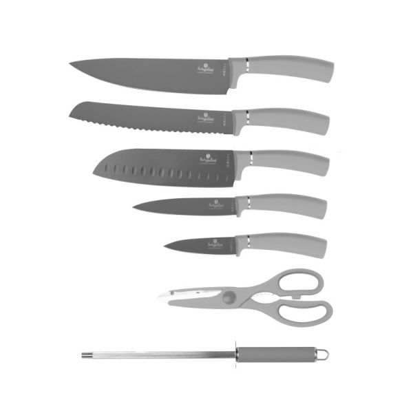 Berlinger Haus 8-Piece Knife Set with Stand - Aspen