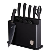Berlinger Haus 11-Piece Knife & Stand Set – Black-Silver