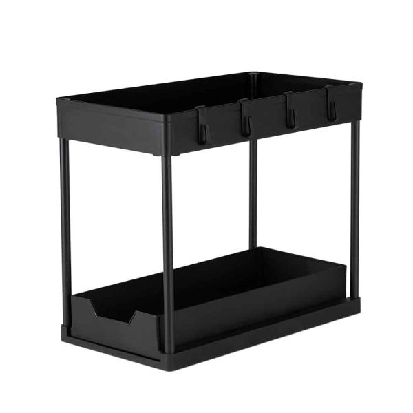 Berlinger Haus 2-Tier Kitchen Organizer - Matte Black Berlinger Haus 2-Tier Kitchen Organizer - Matte Black