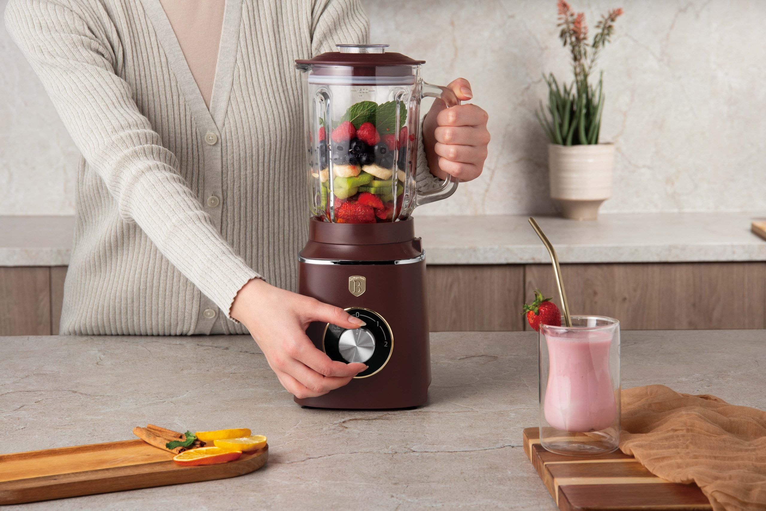 Berlinger Haus Leonardo 1.5L Glass Blender
