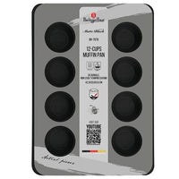 Berlinger Haus Muffin Pan for 12 Pieces - Matte Black