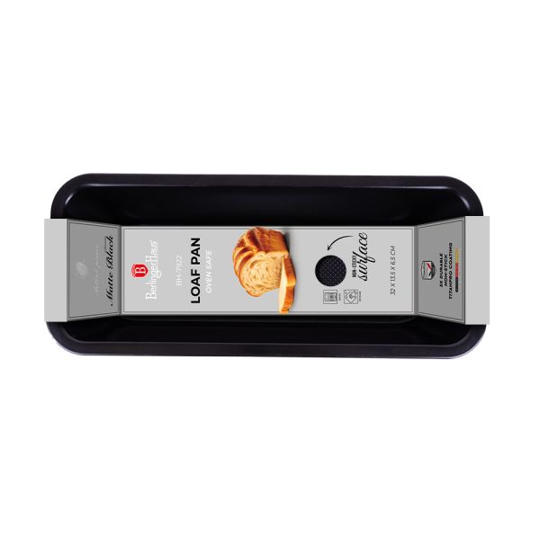 Berlinger Haus Rectangular Bread Pan 30.5×16 cm - Matte Black Berlinger Haus Rectangular Bread Pan 30.5×16 cm - Matte Black
