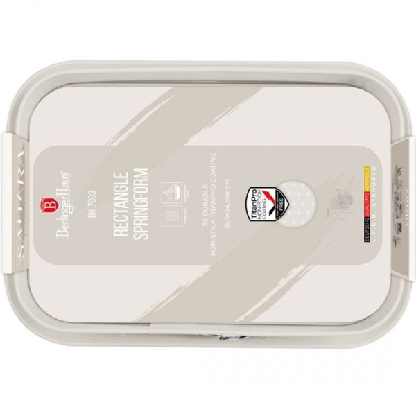 Berlinger Haus Sahara Rectangular Cake Pan 39×27cm | Durable & Non-Stick Berlinger Haus Sahara Rectangular Cake Pan 39×27cm | Durable & Non-Stick