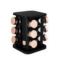 Berlinger Haus 13-Piece Spice Rack Set - Black Rose