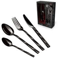 Berlinger Haus 24-Piece Cutlery Set - Black