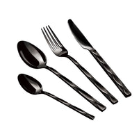 Berlinger Haus 24-Piece Cutlery Set - Black