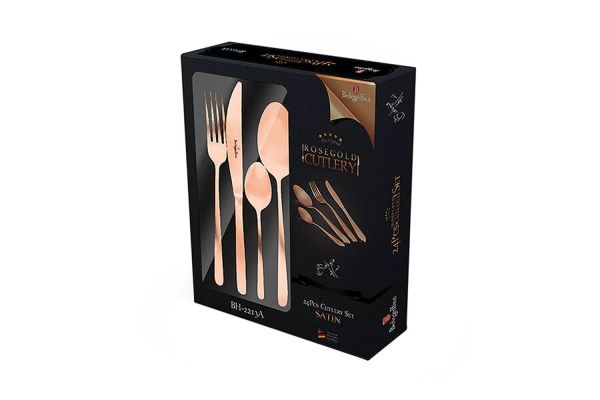 Berlinger Haus 24-Piece Cutlery Set - Rose Gold Berlinger Haus 24-Piece Cutlery Set - Rose Gold