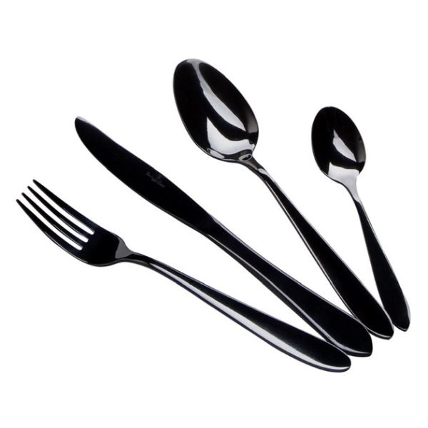 Berlinger Haus 24-Piece Cutlery Set - Black Berlinger Haus 24-Piece Cutlery Set - Black