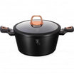 Berlinger Haus 24cm Casserole with Lid - Black-Rose