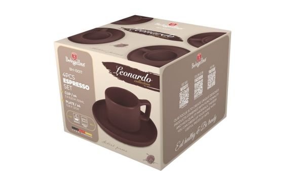 Berlinger Haus Leonardo 8-Piece Espresso Set