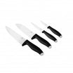 Berlinger Haus 4-Piece Stainless Steel Knife Set – Matte Black