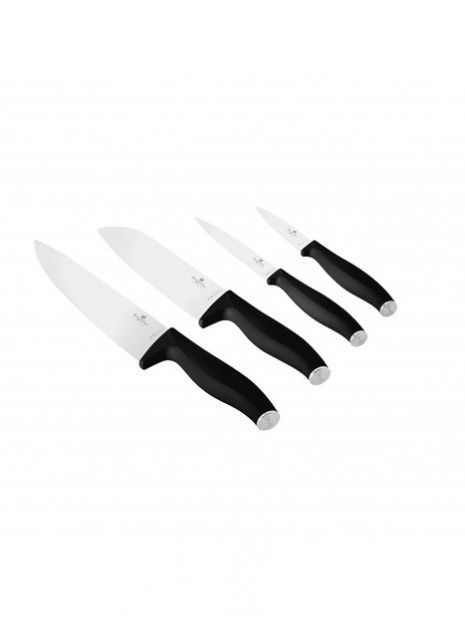 Berlinger Haus 4-Piece Stainless Steel Knife Set – Matte Black Berlinger Haus 4-Piece Stainless Steel Knife Set – Matte Black