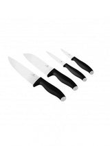 Berlinger Haus 4-Piece Stainless Steel Knife Set – Matte Black