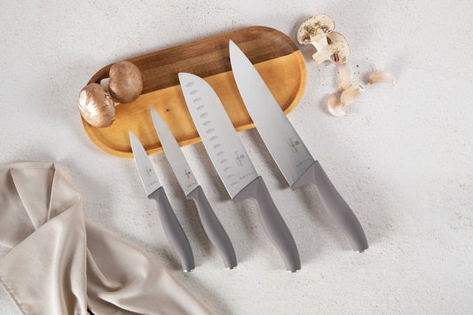 Berlinger Haus 4-Piece Steel Knife Set – Durable & Stylish