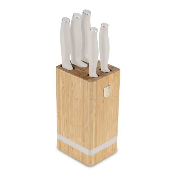 Berlinger Haus Knife Set 6pcs with Stand – Sahara Collection