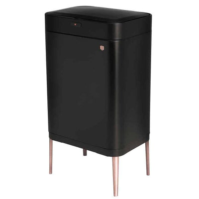 Berlinger Haus 60L Motion Sensor Trash Bin - Black-Rose