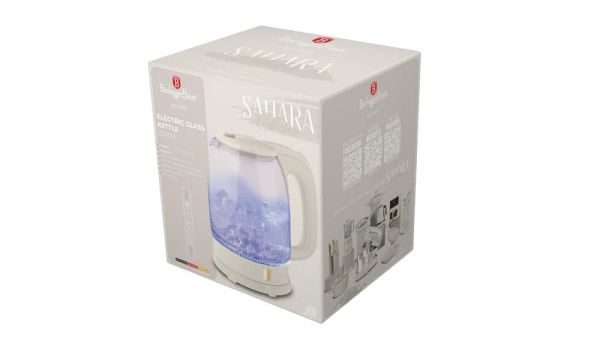 Berlinger Haus Electric Glass Kettle 1.7L – Sahara Edition