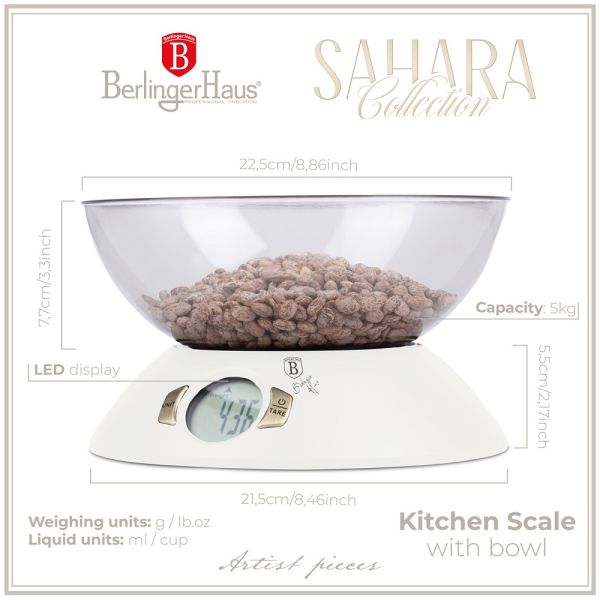 Berlinger Haus Kitchen Scale - Sahara Berlinger Haus Kitchen Scale - Sahara