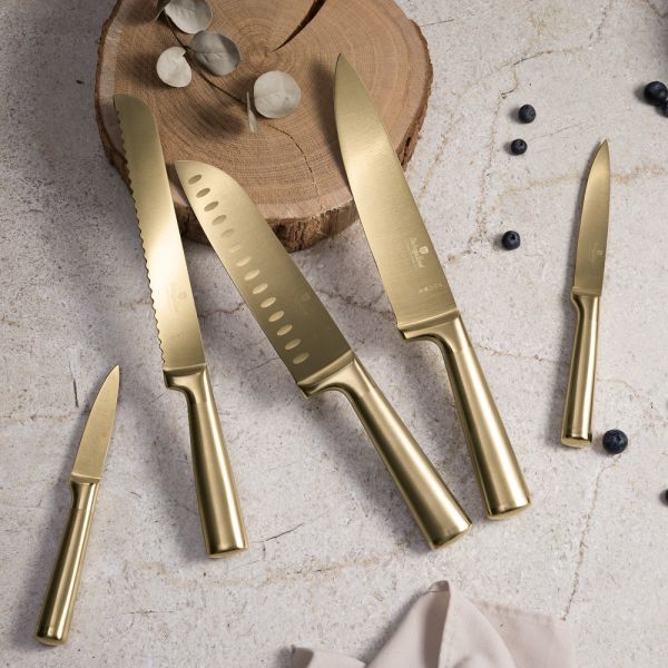 Berlinger Haus Leonardo 6-Piece Knife Set with Stand