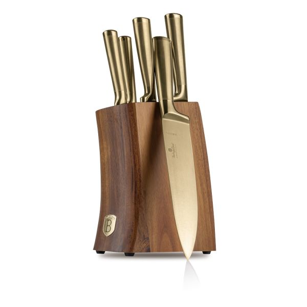 Berlinger Haus Leonardo 6-Piece Knife Set with Stand