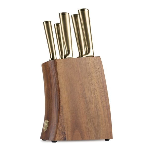 Berlinger Haus Leonardo 6-Piece Knife Set with Stand