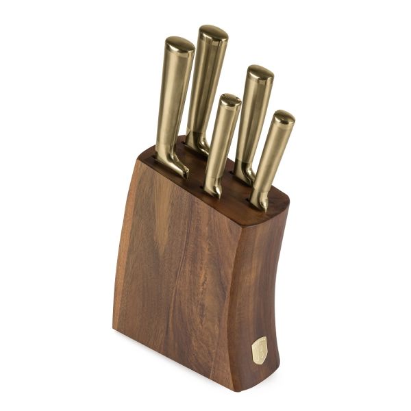 Berlinger Haus Leonardo 6-Piece Knife Set with Stand