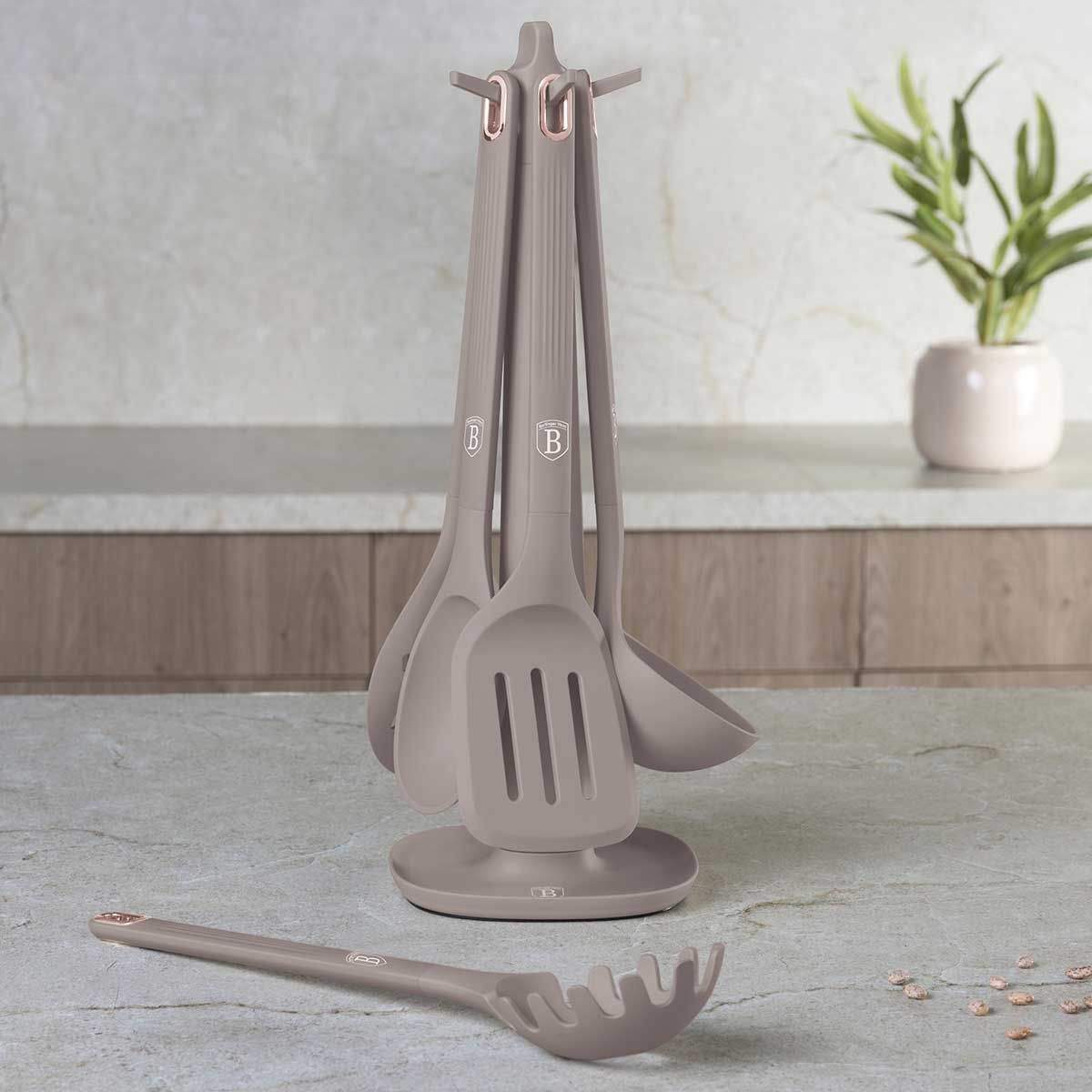 Berlinger Haus 6-Piece Kitchen Utensils Set with Stand - Top