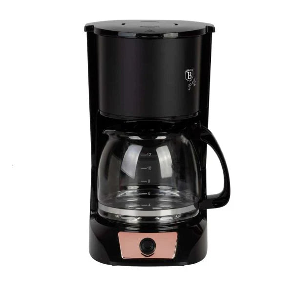 Berlinger Haus 1.5L Electric Coffee Maker – Black-Rose
