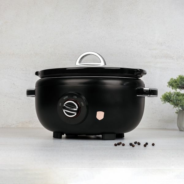 Berlinger Haus 3.5L Electric Slow Cooker – Black-Rose