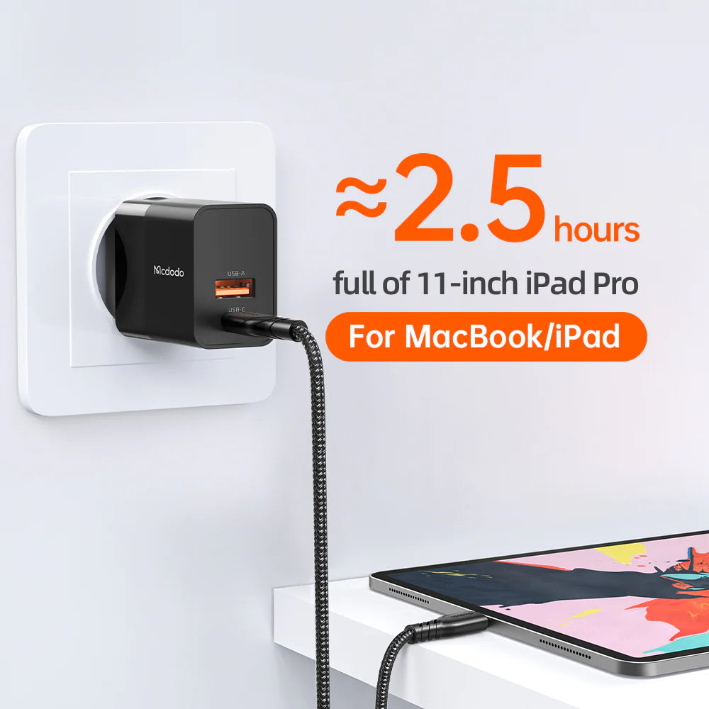 Mcdodo 20W Fast Charger EU Plug - Black Mcdodo 20W Fast Charger EU Plug - Black
