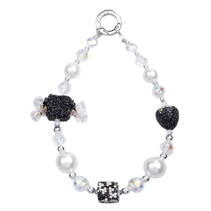 PICOCICI Diamond Bell Strawberry Phone Charm