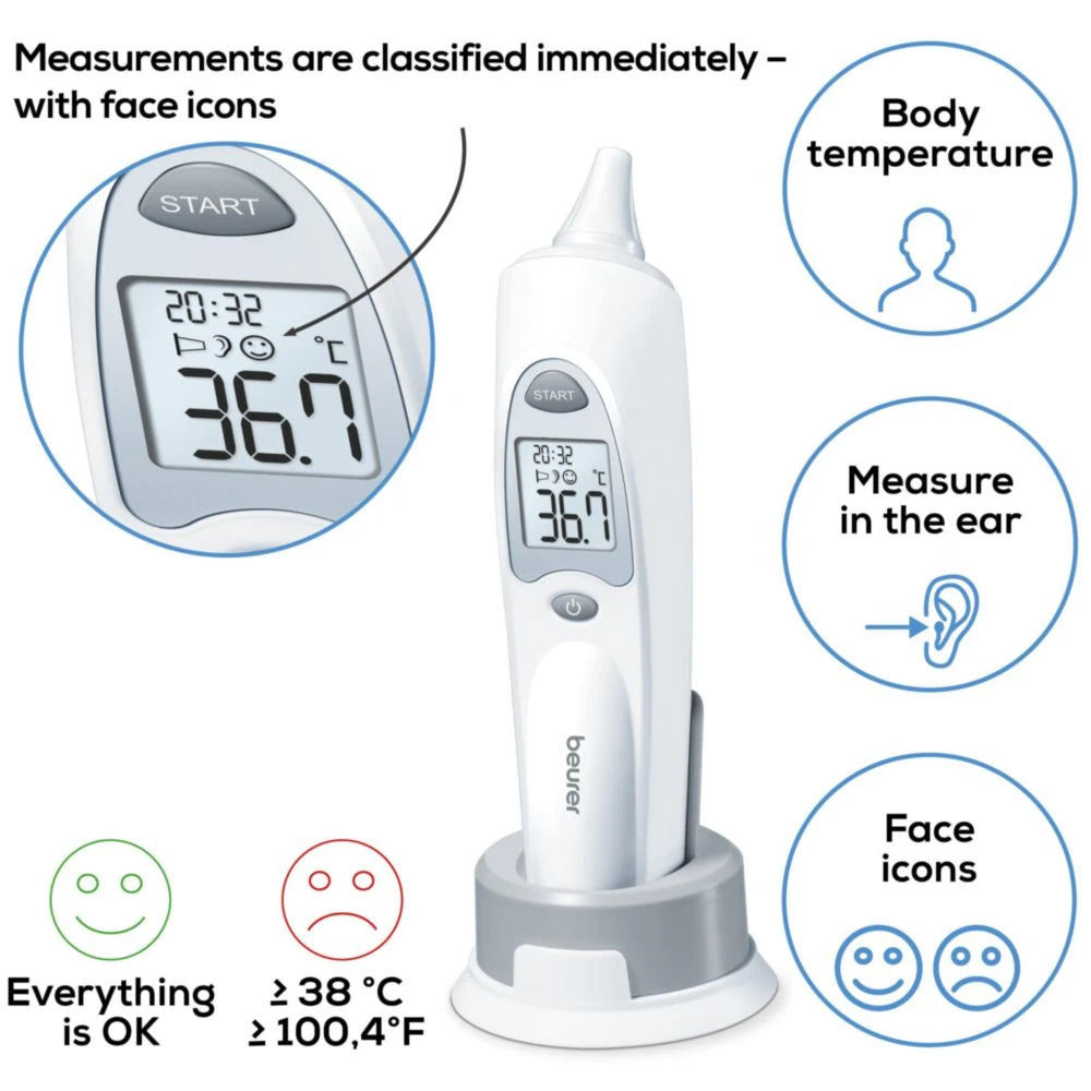 Beurer FT 58 Infrared Ear Thermometer with Fever Alert