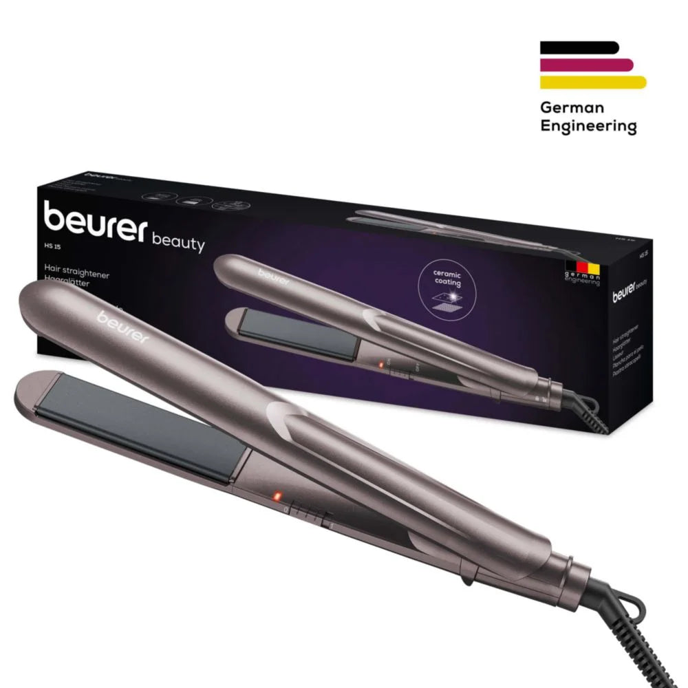 Beurer HS 15 Hair Straightener Fast Styling with Ceramic