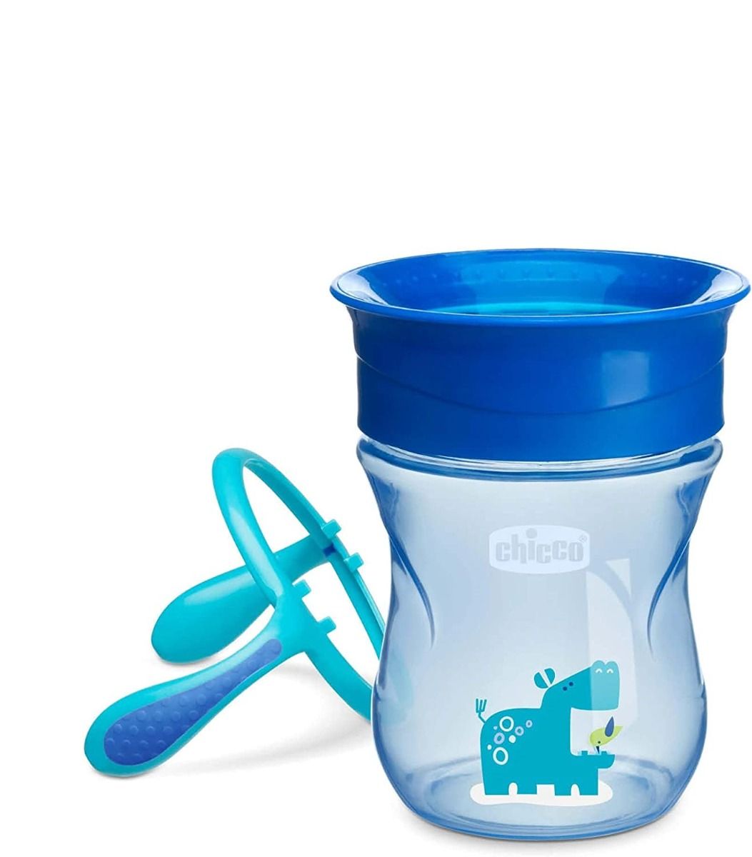 Chicco 360 Perfect Cup 12M+ BOY Spill-Free Baby Cup - Blue Chicco 360 Perfect Cup 12M+ BOY Spill-Free Baby Cup - Blue