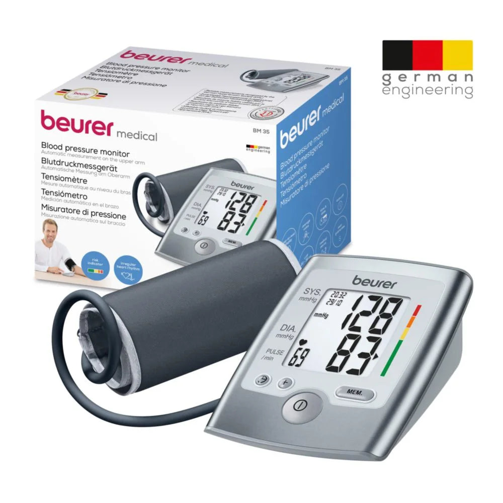 Beurer BM 35 Upper Arm Blood Pressure Monitor with LCD Display