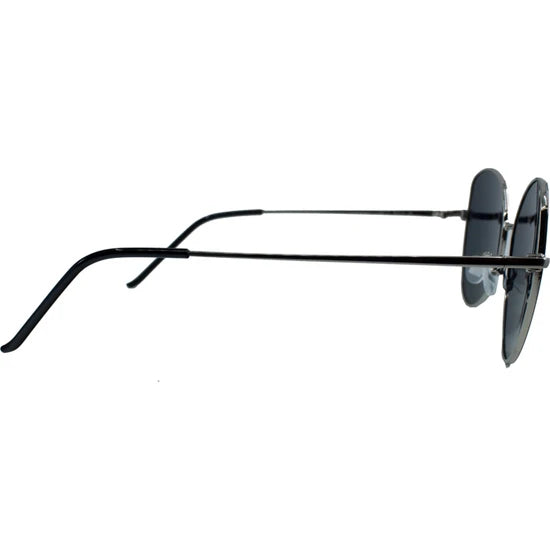 Infiniti MS-111 C7 53 Women's Black Geometric Frame Sunglasses
