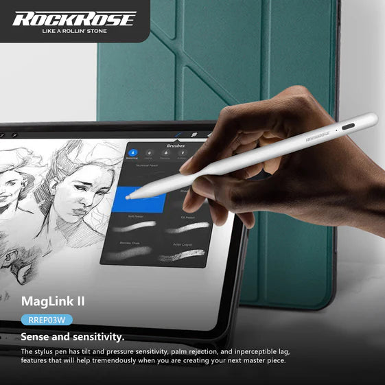 RockRose MagLink II Stylus for iPad – Magnetic, Pixel-Perfect, Tilt-Sensitive RockRose MagLink II Stylus for iPad – Magnetic, Pixel-Perfect, Tilt-Sensitive