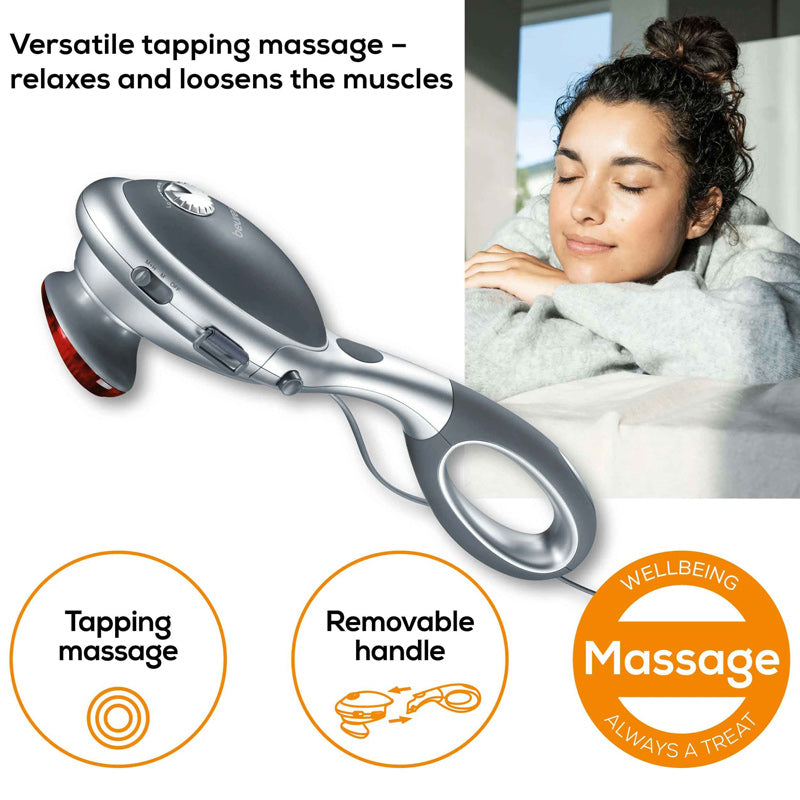 Beurer MG 70 Electric Massager for Back & Legs with Heat