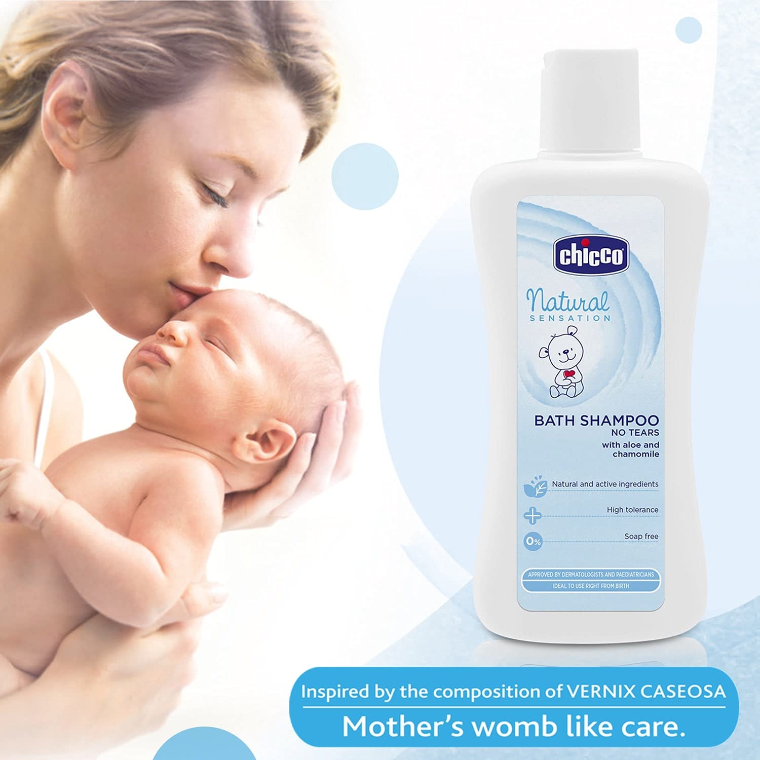 Chicco NAT SENS Bath Foam Tear-Free Gentle 200ml Chicco NAT SENS Bath Foam Tear-Free Gentle 200ml