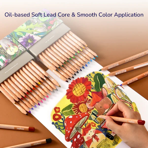 Mideer Vibrant Colored Pencils 24 Colors – Safe for Kids Mideer Vibrant Colored Pencils 24 Colors – Safe for Kids