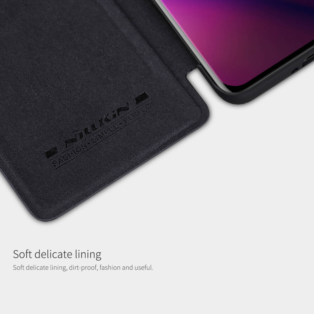 كفر جلدي من سلسلة Nillkin Qin لهاتف Oneplus 9 Pro