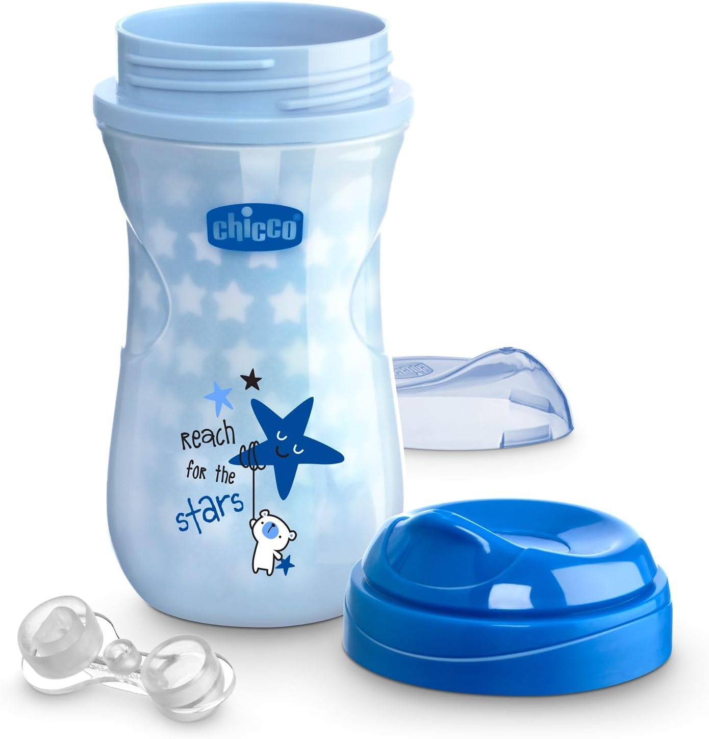 Chicco Glowing Cup 14M+ Leak-Proof & Keeps Drinks Warm - Light Blue Chicco Glowing Cup 14M+ Leak-Proof & Keeps Drinks Warm - Light Blue