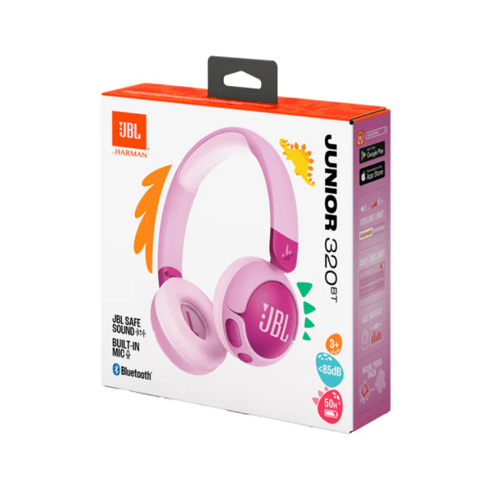 سماعات JBL Junior 320 للأطفال – بلوتوث، صوت آمن | JBLJR320BT