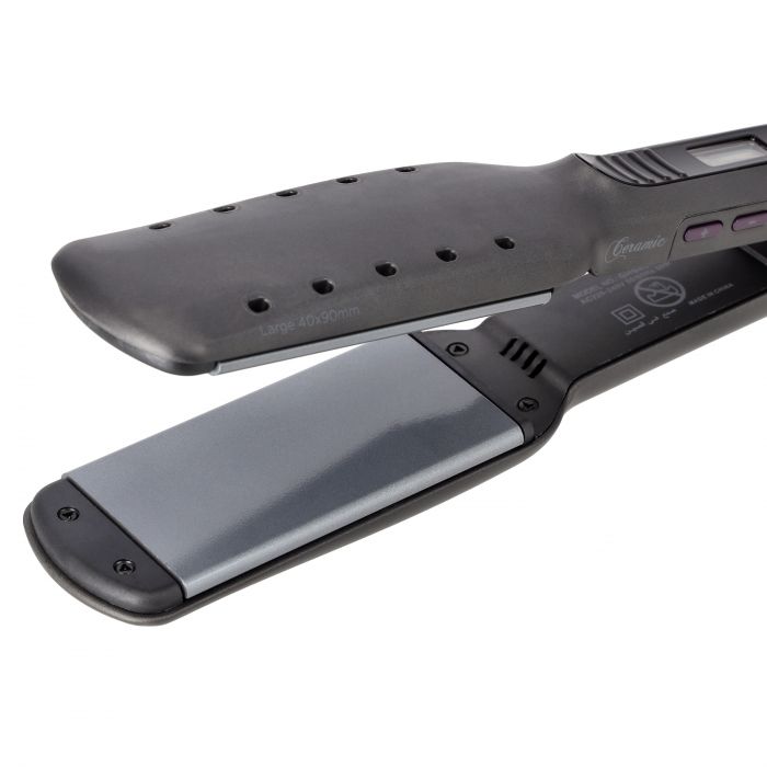 Geepas Wet and Dry Hair Straightener Ceramic Coated Plates Geepas Wet and Dry Hair Straightener Ceramic Coated Plates