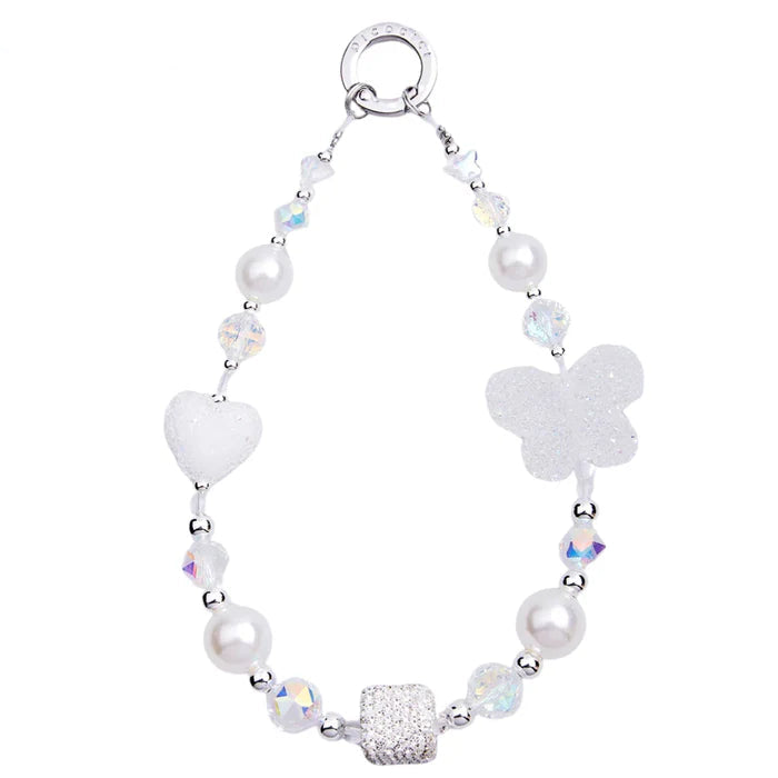 PICOCICI Butterfly Pearl Mixed Phone Charm - Stylish Wristband