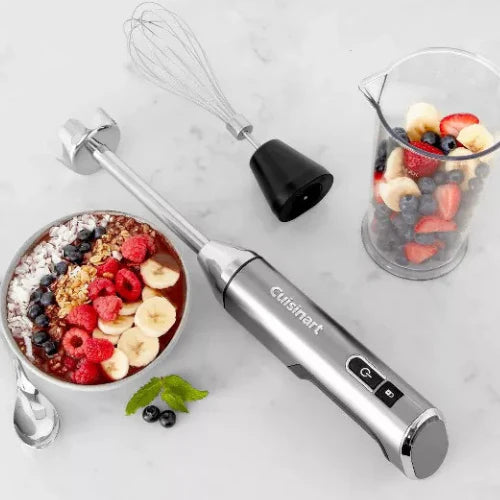 Cuisinart Cordless Hand Blender HB-950PCFR with Chopper and Whisk