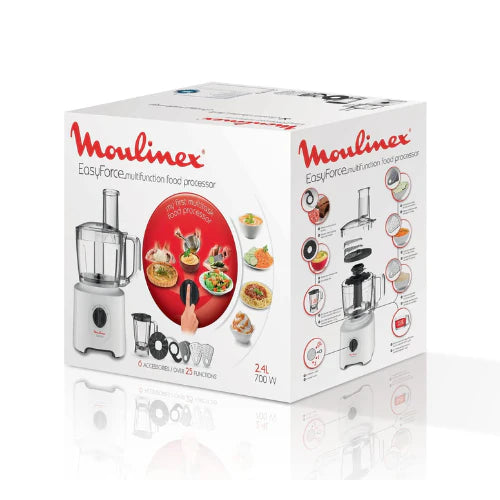 Moulinex Easy Force Multi-Functional Food Processor 700W - 25 Functions Moulinex Easy Force Multi-Functional Food Processor 700W - 25 Functions