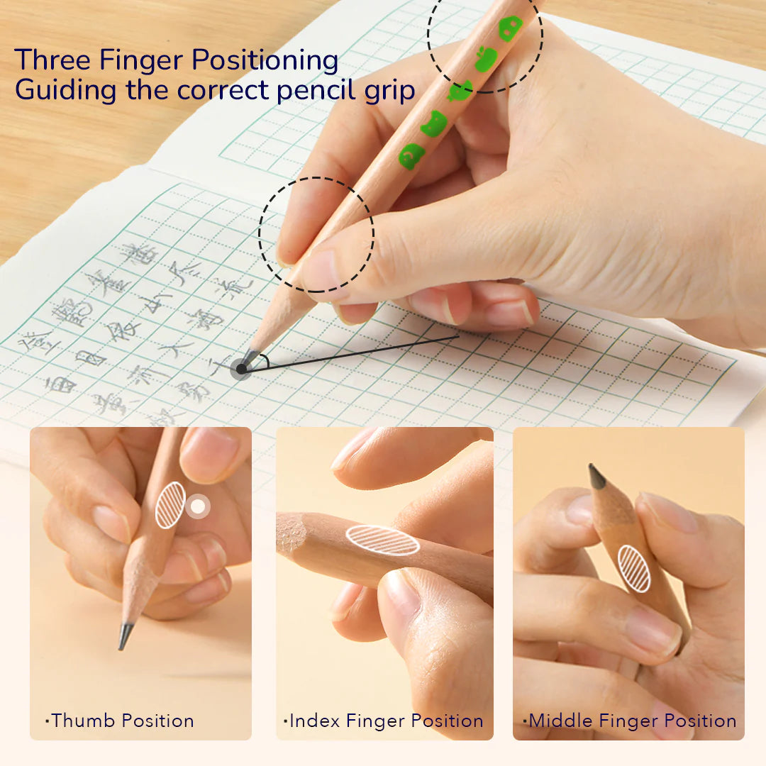 Mideer Thick Triangular Pencils HB - 30pcs Mideer Thick Triangular Pencils HB - 30pcs