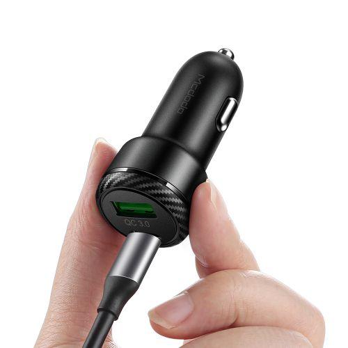 Mcdodo 38W PD & QC3.0 Fast Car Charger Quick & Efficient - Black Mcdodo 38W PD & QC3.0 Fast Car Charger Quick & Efficient - Black